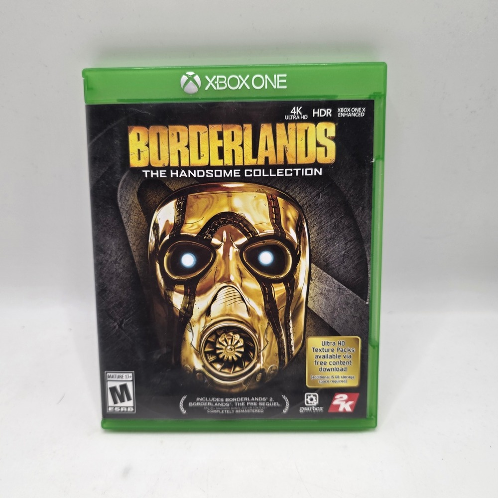 2K Games Borderlands The Handsome Collection Xbox One 4K HDR Remastered FPS RPG